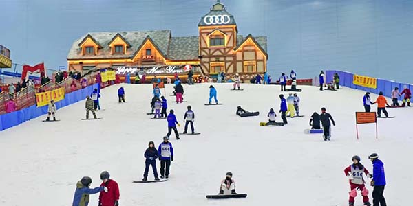 第五届粤港澳大湾区滑雪精英挑战赛开幕  “冰雪葡京
”活力无限