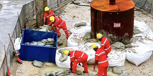 广州地铁8号线北延段   上演“防汛大考”