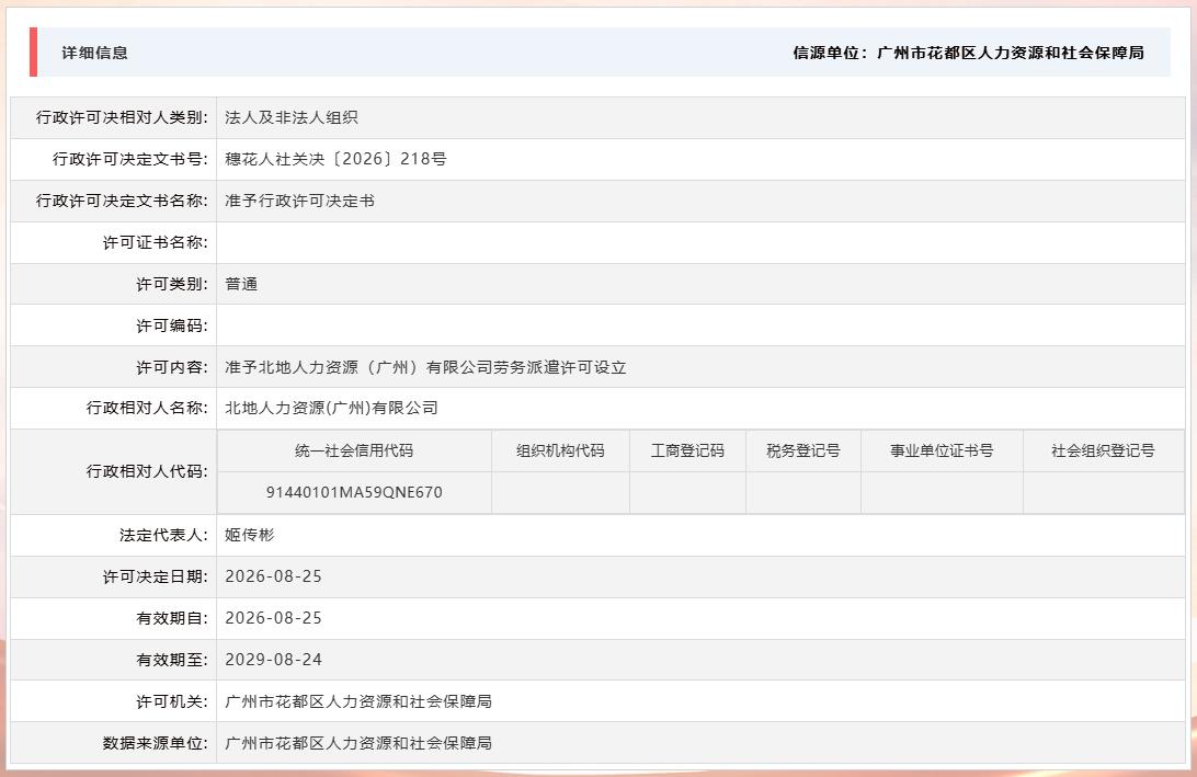 8.25准予北地人力资源（广州）有限公司劳务派遣许可设立.jpg